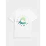 Chlapčenské tričko s krátkym rukávom 4F JUNIOR TSHIRT M283-10S-WHITE · záber 2