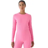 Dámske tréningové tričko s dlhým rukávom 4F LONGSLEEVE FNK-WAW24TFLOF250-54S-PINK · záber 1