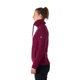 Dámska zateplená turistická mikina so zipsom NORTHFINDER BETHANY -510-cherry · záber 3