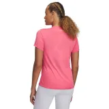 Dámske tréningové tričko s krátkym rukávom UNDER ARMOUR Tech SSV- Solid-PNK · záber 2