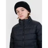 Chlapčenská bunda 4F JUNIOR DOWN JACKET-JWSS25TDJAM520-20S-BLACK · záber 2