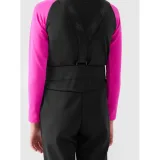 Dievčenské lyžiarske softshellové nohavice 4F JUNIOR TROUSERS FNK-JWAW24TFTRF661-20S-DEEP BLACK · záber 5