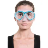 Potápačská maska CRESSI PERLA MASK CLEAR AQUAMARINE · záber 2