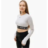 Dámske tréningové tričko s dlhým rukávom NIKE PRO DF 365 CROP LS-100 WHITE BLACK · záber 2