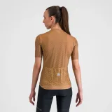 Dámsky cyklistický dres s krátkym rukávom SPORTFUL Checkmate w jersey, gold mauve · záber 3