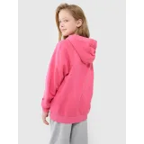 Dievčenská mikina s kapucňou 4F JUNIOR SWEATSHIRT F1478-54S-PINK · záber 4