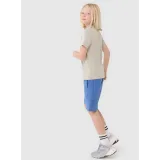 Chlapčenské teplákové kraťasy 4F JUNIOR SHORTS CAS M600-34S-LIGHT BLUE · záber 5