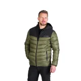 Pánska turistická bunda NORTHFINDER FEDERICO-550blackdarkgreen · záber 2