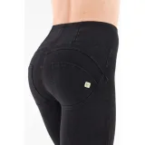 Dámske jeggings nohavice FREDDY WR.UP® skinny high waist push up jeggings in organic fabric-Black · záber 4