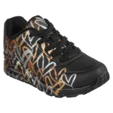Dámska rekreačná obuv SKECHERS Uno Metallic Love black gold · záber 1