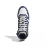 Pánska rekreačná obuv ADIDAS Hoops 3.0 Mid cloud white preloved blue putty grey · záber 4