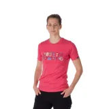 Dámske turistické tričko s krátkym rukávom NORTHFINDER MINNIE-634-pinkmelange · záber 1