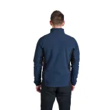 Pánska turistická flisová mikina so zipsom NORTHFINDER FULVIO-612navyblack · záber 4