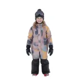 Dievčenský zimný overal - Veľkosť: 4200 | Farba: Kids Coverall - Aop-4200-Woodrose · záber 1