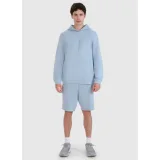 Pánska mikina s kapucňou 4F SWEATSHIRT M1621-34S-LIGHT BLUE · záber 5