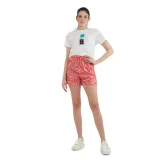 Dámske nohavice FUNDANGO Carla Shorts-353-hibiscus · záber 2