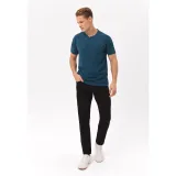 Pánske tričko s krátkym rukávom VOLCANO HUBRIS-603-TURQUOISE · záber 4