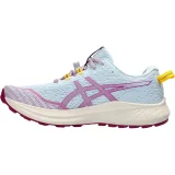 Dámska bežecká trailová obuv ASICS Fuji Lite 4 light blue blackberry · záber 2