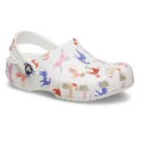 Dievčenské kroksy (rekreačná obuv) CROCS Classic Character Print Clog T unicorn · záber 1
