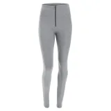 Dámske jeggings nohavice FREDDY WR.UP® skinny push up organic cotton trousers with high waist-Grey · záber 1