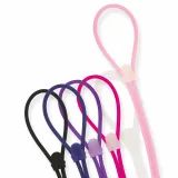 Šnúrka na okuliare CENTROSTYLE Silicon cord stopper zipp M - pink · záber 2