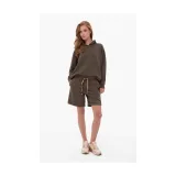 Dámske teplákové kraťasy VOLCANO HOLLY-500-BROWN · záber 2