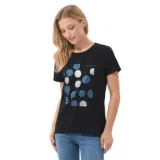 Dámske tričko s krátkym rukávom VOLCANO NETTA-700-BLACK · záber 1