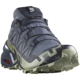 Pánska bežecká trailová obuv SALOMON Speedcross 6 GTX M grisaille carbon tea · záber 1