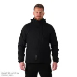 Pánska tréningová bunda s kapucňou NORTHFINDER NORTHKIT-BU-32682OR-black · záber 4
