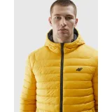 Pánska turistická bunda 4F DOWN JACKET-AW23TDJAM242-20S-DEEP BLACK · záber 4