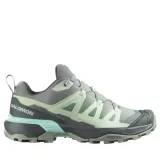 Dámska nízka turistická obuv SALOMON X Ultra 360 W green milieu urban chic clearly aqua · záber 1