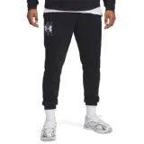 Pánske tepláky UNDER ARMOUR UA Rival Terry Logo JoggerQ2-BLK · záber 1
