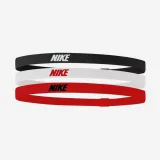 Čelenka NIKE ELASTIC HAIRBANDS 3PK BK WH UR · záber 2