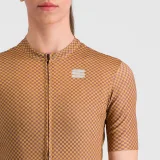 Dámsky cyklistický dres s krátkym rukávom SPORTFUL Checkmate w jersey, gold mauve · záber 5