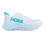 Dámska bežecká obuv HOKA Clifton 10 W white cielo blue · záber 1