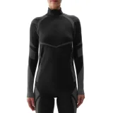 Dámska zateplená lyžiarska mikina s 1 2 zipsom 4F SEAMLESS UNDERWEAR-WAW24USEAF160-20S-DEEP BLACK · záber 1