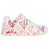 Dámska rekreačná obuv SKECHERS Uno Spread The Love W white multi pink · záber 2