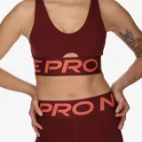 Dámska tréningová športová podprsenka NIKE PRO W NP INDY PLUNGE BRA BOLD-619-Red · záber 5