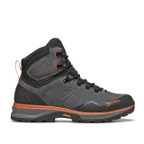 Pánska vysoká turistická celokožená obuv TECNICA Forge TRK GTX Ms, dark grey orange · záber 2