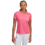 Dámske tréningové tričko s krátkym rukávom UNDER ARMOUR Tech SSV- Solid-PNK · záber 1