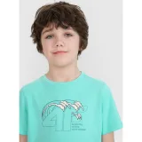 Chlapčenské tričko s krátkym rukávom 4F JUNIOR TSHIRT M1917-47S-MINT · záber 2
