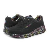 Dievčenská rekreačná obuv SKECHERS Uno Lite Lovely Luv K black · záber 5