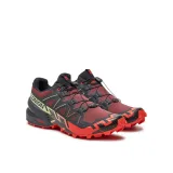 Pánska bežecká trailová obuv SALOMON Speedcross 6 M rum raisin cherry tomato cognac · záber 3