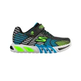Chlapčenská rekreačná obuv SKECHERS S Lights Flex Glow Elite K black lime · záber 2