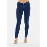 Dámske jeggings nohavice FREDDY WR.UP® skinny push up organic cotton jeggings-Blue · záber 2