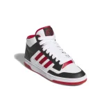 Pánska rekreačná obuv ADIDAS Rapid Court Mid core black toper red cloud white · záber 1
