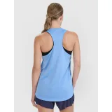 Dámske bežecké tričko bez rukávov 4F SLEEVELESS FNK-WSS25TFSLF427-33S-BLUE · záber 4