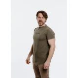 Pánske turistické tričko s krátkym rukávom EVERETT T-REK olive · záber 2