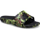 Šlapky (plážová obuv) CROCS Classic Crocs Spray Camo Slide black · záber 1