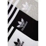 Ponožky ADIDAS ORIGINALS 3 PACK-CREW SOCK-WHITE MGREYH BLACK · záber 3